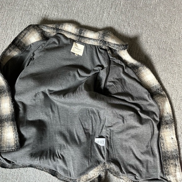 Thread and Supply Plaid Shacket Large - Picture 3 of 7